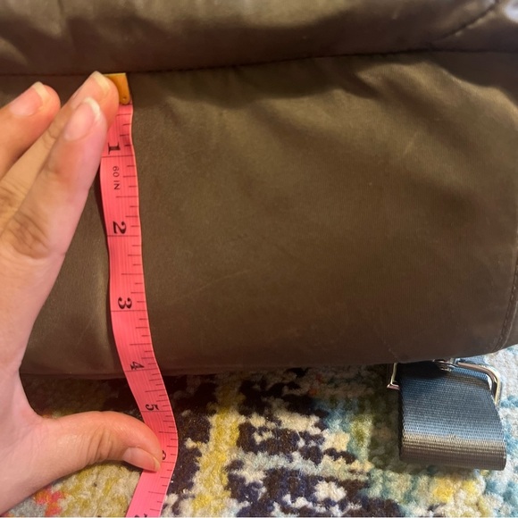 TUMI nylon backpack travel bag olive green - Picture 8 of 10